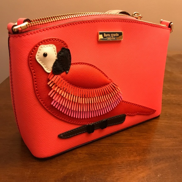 kate spade Handbags - Kate Spade pink parrot crossbody purse